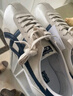 Onitsuka Tiger鬼塚虎男女款中性鞋子复古舒适运动休闲鞋男RUNSPARK 米色/深蓝色-103 45 实拍图