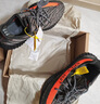 阿迪达斯Yeezy350椰子透气青少年学生灰橙运动鞋 36 实拍图