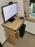 蔓斯菲尔（MSFE）小型电脑学习桌 家用小户型办公书桌简约学生桌子卧室写字桌 【橡胶木色】电脑桌款 70*40cm 实拍图