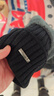 南极人毛线帽男保暖针织护耳冬加绒加厚包头套围脖帽子女N18M2519 黑色 实拍图