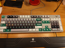 雷柏（Rapoo） V500PRO米灰升级款 104键有线背光机械键盘 PBT双色键帽电脑办公游戏全键无冲可编程键盘 茶轴 实拍图