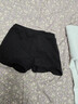 艾舞戈儿童舞蹈裤黑色平角短裤芭蕾舞打底三分裤练功裤 黑色130码 实拍图