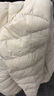 鸭鸭（YAYA）佟丽娅同款轻薄羽绒服女新款秋冬季休闲短款连帽轻便韩版排骨外套 米白色 M 实拍图