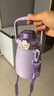 希乐网红大肚杯316内胆女学生户外运动便携保温杯儿童水杯紫色880ml 实拍图