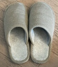 果洛菲（GUOLUOFEI）日式棉麻拖鞋女春秋居家室内木地板情侣棉拖鞋男四季 灰色 42-43 实拍图
