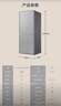 海尔（Haier）「真省电」165L两门小冰箱一级能效风冷无霜黑金净化灰色HC2-165WGHC2E9S9国家补贴 实拍图