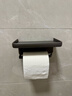 葆氏太空铝卷纸架卫生间纸巾盒免打孔厕所纸巾架洗脸巾置物壁挂卷纸盒 实拍图