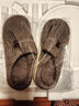 【福利价】小熊小兔棉拖秋冬季情侣保暖学生男拖鞋女居家棉拖鞋 小熊小兔棉拖-咖色 38-39 适合37-38 实拍图