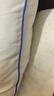 洁丽雅（Grace）枕芯枕头 颈椎枕分区针织按摩枕水立方中枕45*70cm 白色 单只装 实拍图