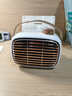VCJ取暖器暖风机办公室电暖器家用电暖气小型电暖风迷你热风机学生桌面取暖电器卧室伴侣 700W[陶瓷发热+石墨烯导热] +即开即热/白 实拍图