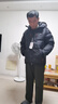 京东京造26春季运动御寒MAX连帽面包短款羽绒服三防保暖男外套 黑色 M 实拍图