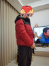 雪中飞【双面穿】儿童羽绒服冬季轻薄男女童面包服羽绒服中国红170cm 实拍图