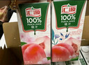汇源 100%桃汁无添加纯果汁健康营养饮料 1L*6礼盒节日送礼宴请年货节 实拍图