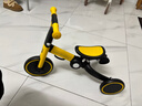 uonibaby品牌授权儿童三轮车脚踏车1-3-6岁宝宝儿童车遛娃神器平衡车手推 25款巴洛克黄+推杆-适高68-128cm 升级版 实拍图