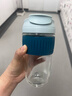 乐扣乐扣（LOCK&LOCK）咖啡杯耐热玻璃水杯子男女学生便携式双饮吸管杯随手杯500ML绿色 实拍图