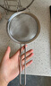 炊大皇 全身304不锈钢网漏勺26目过滤网勺细网勺面粉筛捞漏勺中号 实拍图
