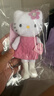 三丽鸥（SANRIO）NIC长腿粉裙贵妇Hello Kitty爱心扣 毛绒玩具新年生日礼物 实拍图