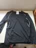 NIUKAILE 运动套装男健身服加绒高弹紧身衣跑步速干篮球足球训练压缩内衣 精英长袖+反光黑长裤 XL【建议130-150斤】送护腕 实拍图