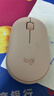 罗技（Logitech）时尚系列 PEBBLE鼠标 无线蓝牙鼠标 办公静音鼠标 女性鼠标对称鼠标 鹅卵石造型 玫瑰粉 实拍图