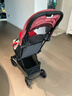好孩子（gb）轻便婴儿车碳纤维宝宝手推车可坐可半躺易折叠D5000飞羽珊瑚红 实拍图