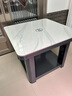 奥克斯取暖桌电热茶几长方形烤火桌家用新款带移动多功能餐桌烤火炉电暖炉升降烤火茶几电烤桌烤火电暖桌 方桌款90cm 电磁炉 银灰 无升降 四脚发热+植绒防烫+智能声控+手机小程序 实拍图