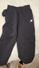 特步童装儿童针织毛圈束口裤蓬松柔软贴身不刺痒长裤 丹青黑 160 实拍图