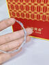 中国黄金（CHINA GOLD）莫比乌斯环银手镯足银时尚款素圈镯子银手环情人节生日礼物送女友 挚爱礼盒+莫比乌斯手镯 约19.5g±0.5g 实拍图