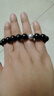 普陀山黑曜石手串足银饰六字箴言五行补水男士手串转运珠护身生日礼物 实拍图