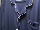 京东京造【10A抑菌】A类一等品50支纯棉睡衣男睡衣秋冬情侣家居服绀青XL 实拍图