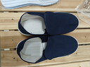 牧琅 防静电中巾鞋加厚软底食品厂无尘洁净车间专用男女款防尘防滑透气工作鞋 蓝色PU中巾鞋 42码 实拍图