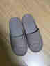 曼多贝尔【抗菌拖鞋】简约男拖鞋 轻便软弹家居浴室凉拖鞋 褐色44-45 实拍图