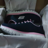 斯凯奇新年礼物男女鞋跑步鞋旅游鞋透气运动妈妈舒适健步鞋12615 实拍图