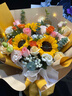 馨仪鲜花速递玫瑰向日葵康乃馨花束生日礼物全国同城配送 向日葵玫瑰混搭花束 实拍图