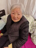 中老年女秋冬棉裤加厚保暖棉裤宽松舒适透气深档高腰裤宽松打底裤 小黑格 2523 5XL 推荐145-165斤 实拍图