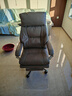 顾全电脑椅工学椅家用可躺办公椅按摩加热老板椅环保真皮C570H金咖皮 实拍图