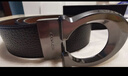 蔻驰（COACH）【品牌直供】男士板扣双面宽版腰带皮带35MM黑色CQ013新年礼物 实拍图