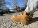 骆驼（CAMEL）山丘2.0大黄靴女秋户外马丁靴 L24W469610 土黄 37 实拍图