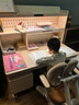 爱果乐（IGROW）咖啡猫2.0儿童学习桌书桌椅套装写字桌升降中小学生家用课桌1.2m 实拍图