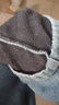 回力牛仔裤男冬季加绒保暖美式直筒裤子男宽松阔腿休闲长裤黑灰3XL 实拍图