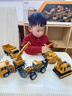 狂野骑士儿童挖掘机玩具工程车系列套装男孩1-3-6岁大号模型礼盒生日礼物 实拍图