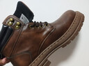 回力(Warrior)工装男靴百搭鞋子男款休闲马丁靴男1766-1 棕色 42 实拍图