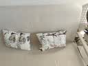 沙发床两用麻布休闲铁艺胡桃色舒适沙发床伸缩床客厅沙发 【乳胶款】1.5米宽-白色-麻布 实拍图