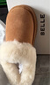 百丽厚底雪地靴加绒保暖勃肯鞋女靴子25冬新毛毛鞋JD012DM5 松烟棕 38 实拍图