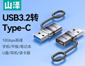 山泽（SAMZHE）USB3.2转换Type-C转接头OTG数据线 支持苹果17/16/15安卓手机接U盘ipad耳机键鼠车载充电连接器 实拍图