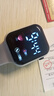 其他品牌高颜值LED手表时尚方形学生科技感超强夜光数字个性运动 白色 实拍图