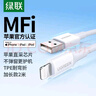 绿联【MFi认证不弹窗】适用苹果充电线快充数据线USB to Lightning iPhone14/13/12手机ipad平板2m 实拍图