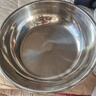 【不锈钢】和面盆厨房烘焙家用火锅盆洗菜打蛋汤锅盆醒面盆料理盆 32cm【热卖款】不锈钢 和面盆 实拍图