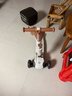 乐卡（Lecoco）儿童滑板车宝宝1-3-6岁男女童滑滑车可坐可骑滑三合一 V2二合一-云雾咖 实拍图