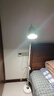 拾光记忆 简约现代落地灯北欧极简轻奢客厅卧室床头书房创意阅读灯立式灯 白色落地灯+9瓦白光led灯泡 适合学习写字 实拍图
