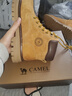 骆驼（CAMEL）王俊凯同款冬加绒户外工装马丁大黄靴男 G122W7757TR 金黄 43 实拍图